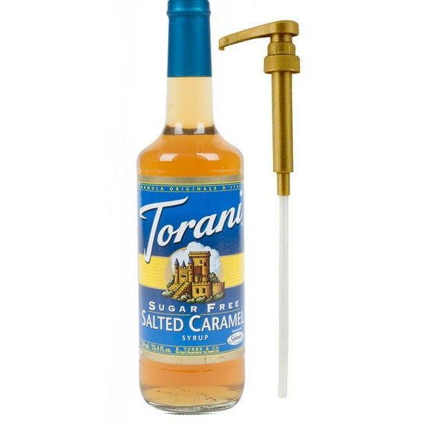 Torani Sugar Free Salted Caramel Syrup 25 4 oz (3 pack) Plus One Syrup