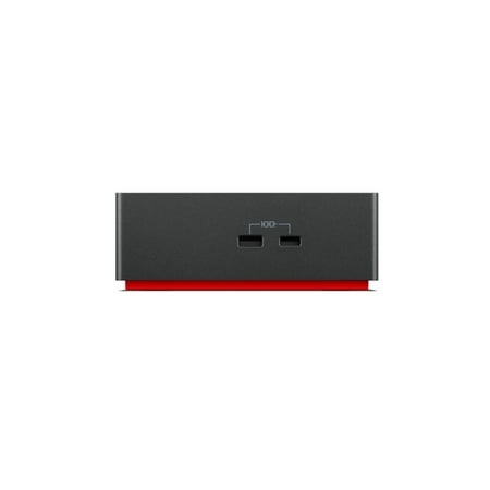 Lenovo - ThinkPad Universal USB-C Smart Docking Station - Black