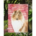thumbnail image 3 of Love a Rough Collie Garden Flag, 3 of 5