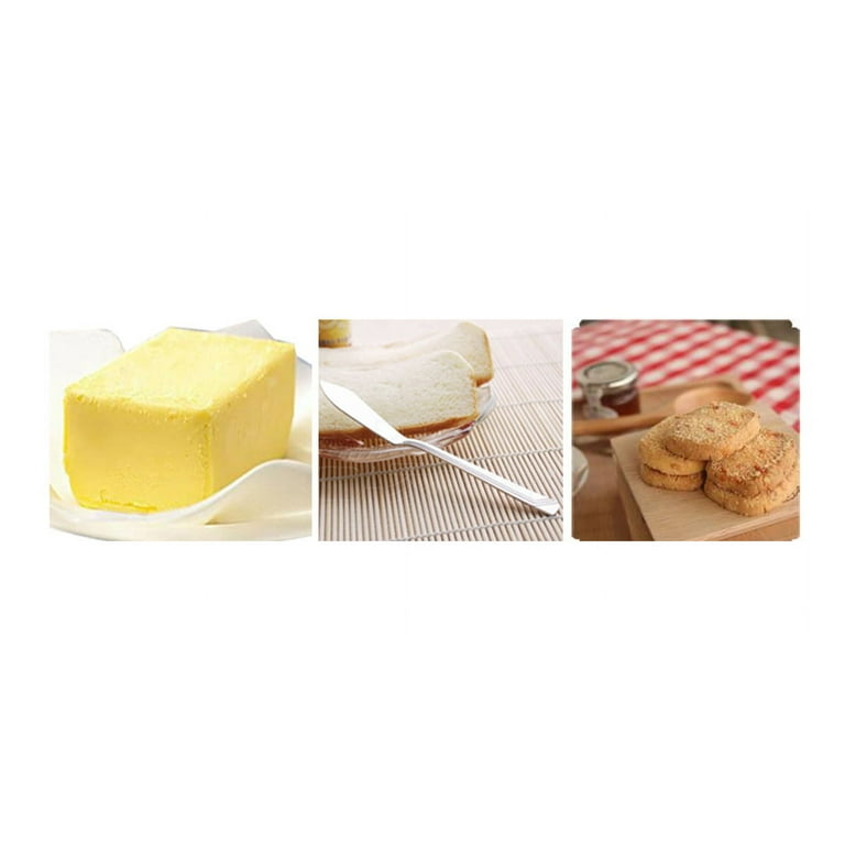 YLDM, Butter Knife, Stainless Steel Butter Knife Spreader Silver Better Butter Spreader Knife for Cutting & Spreading Butter Cheese Jam.