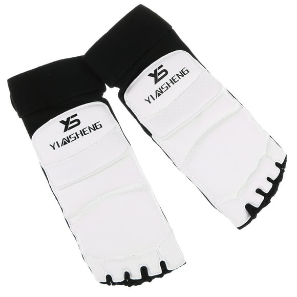 Taekwondo Foot Protector Soft PU Leather Protector Foot Gear Support for Martial XL