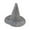 Grey, variant on Halloween Grey Witch Hat Foldable Non Woven Design with Rope for Performances and Parties