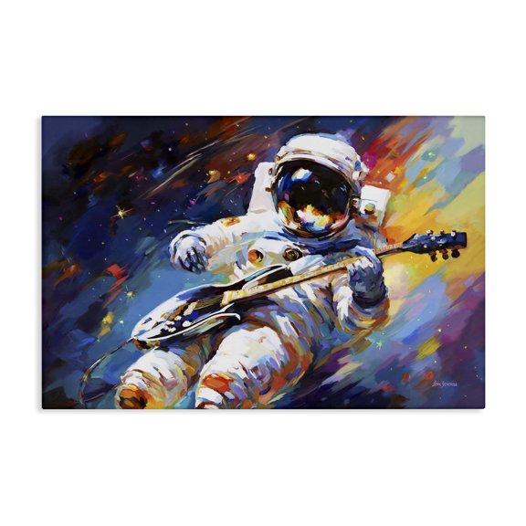 Stupell Industries Contemporary Melodies Beyond Earth Canvas Art, 24 x 16, by Leon Devenice