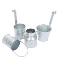thumbnail image 1 of 4Pcs Iron Flower Pots Decorative Planter Buckets Rustic Style Flower Holders Plant Pots, 1 of 8