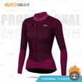 thumbnail image 4 of Chaqueta de invierno 2021 para mujer, sudadera de ciclismo de manga larga para triatlón, maillot de ciclismo de montaña, ropa de ciclismo, camiseta de ciclismo para mantenerse abrigada, 4 of 4
