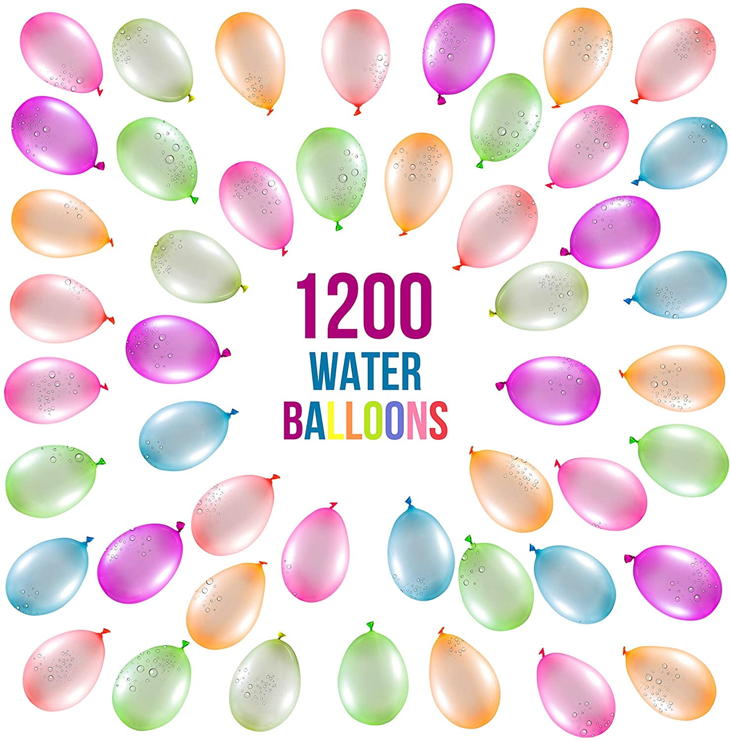 SumToy 1200 Water Balloons Bulk Balloons Pack for Water Sports Fun