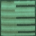 thumbnail image 1 of Ahgly Company Machine Washable Indoor Square Southwestern Turquoise Blue Country Area Rugs, 5' Square, 1 of 4