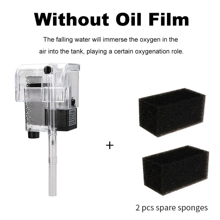 Fish Filter Wall-mounted Waterfall External Filter Fish Pump 