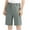 Dark Gray, variant on Ltctricy Children's Twill Shorts Girls Boys Elastic Waist Straight Leg Knee Length Shorts Summer Bermuda Shorts with Pockets 5-15 Y