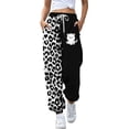 thumbnail image 2 of Pantalones de moda casual de doble combinación, pantalones de corsé, pantalones con estampado de gato en 3D de cuerpo completo, 2 of 5