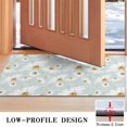 thumbnail image 3 of Daisy Flower Crystal Velvet No Slip Floor Mat, Entryway Doormat Durable Low-Profile Mat Home Decor, Welcome Mats Washable Kitchen Bathroom Laundry Bedroom Living Room Door Mats 30x17in, 3 of 7