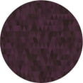 thumbnail image 1 of Ahgly Company Tapis Rond Lavable en Machine Intérieur Transitionnel Lys Violet, 6 Pieds Rond, 1 of 7