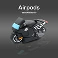 thumbnail image 5 of Unique Case for Airpods 2/1 Case,Cute 3D Cartoon 3D Cartoon Motociclo AirPods 2 2nd Generation Cover Kawaii Cool Soft Silicone Protector with Keychain Shockproof Charging Case for AirPods 1&2, 5 of 13