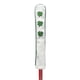 thumbnail image 4 of Estuche de alineación de golf premium con patrón bordado, funda para palo de práctica de PU Blanco, 4 of 7