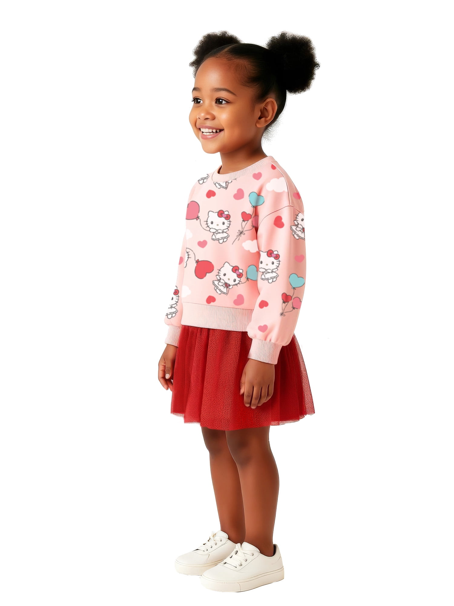 Hello Kitty Girls Sweatshirt Tutu Dress, Sizes 4-12