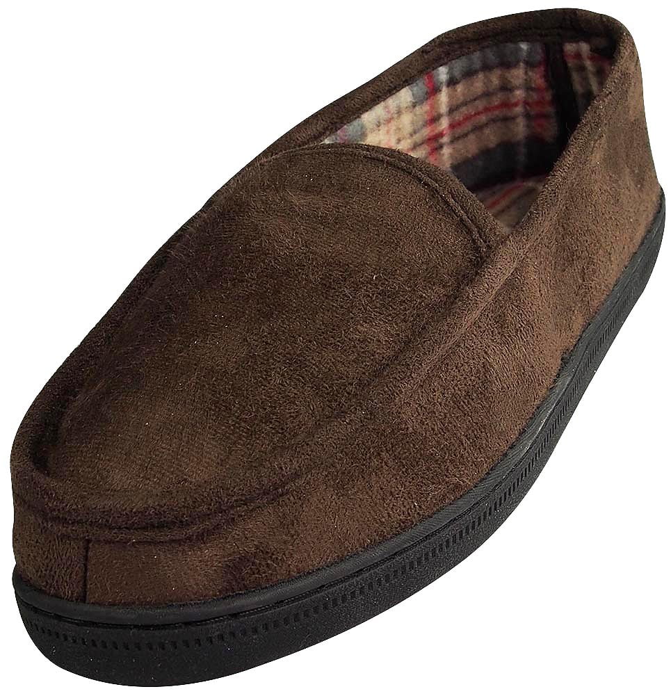 Perry Ellis Mens Memory Foam Clog Slipper Coral Fleece or Microsuede Gift Boxed