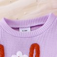 thumbnail image 4 of Odeerbi 0-18 Months Infant Girls Outfits Daisy Print Cotton Crewneck Sweatshirts Flared Pants Set Sweatshirt Floral Bell Bottom Trousers Two-piece Set Infant Girls Clothes, 4 of 9