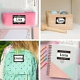thumbnail image 5 of 80Pcs/10 Sheets Black and White Name Tags Stickers 3.3x2.4 Inch Self Adhesive Name Tags Blank Name Labels Writable Adhesive Name Label Name Tags DIY, 5 of 6