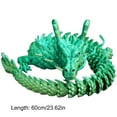 thumbnail image 3 of 3D Printed Chinese Dragon 60Cm Long Movable Swingable Flexible Dragon Toy With Articulated Joints, Ideal Home Decor Cool Ornament For Living Room Bedroom Office, Collectible, 3 of 6