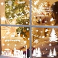 thumbnail image 5 of Unique Bargains Window Clings Party Supplies for Holiday White Snow House Lamp, 5 of 7