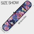 thumbnail image 3 of Yayeee Double Oven Mitt Kitchen Heat Resistant Baking 35" x7" Quilted Glove, Colorful Art Flowers, 3 of 6