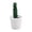 B, variant on huayou Mini Artificial Succulent Potted Plant with White Plastic Pot, Faux Wide Flat Leaf Succulent, Tabletop Living Room Office Desktop Decoration