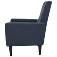 thumbnail image 5 of Edward Arm Chair - Navy Blue, 5 of 6