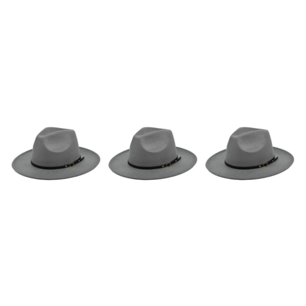 Sonducket Sombreros Para Unisex - Para Atracciones Turísticas Y Bodas Gorras Alta Durable Elegante Ecológico Cómodo BF127-6 gris 1 Type1 NO1