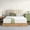 6" FULL+9, variant on Twin Size 8 Inch Cooling Green Tea Gel Memory Foam Mattress CertiPUR US Certified White