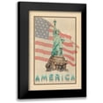 thumbnail image 1 of Murdock, Ramona 17x24 Black Modern Framed Museum Art Print Titled - Travel America, 1 of 5