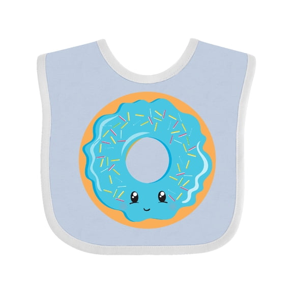 Inktastic Blue Donut Boys or Girls Baby Bib