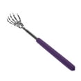 thumbnail image 3 of Claw Stainless Steel Back Scratcher Telescopic Extendable Massage Tools Attractive Design-2pcs（purple+blue）, 3 of 5