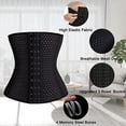 thumbnail image 4 of Entrenador de cintura para mujer, moldeador de cuerpo de reloj de arena de grasa inferior del vientre, faja moldeadora de cintura mejorada con extensor de huesos de acero, 4 of 5