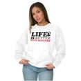 thumbnail image 4 of Life Is Better With Burgers Wimpy Sweatshirt for Men or Women Brisco Brands M, 4 of 6