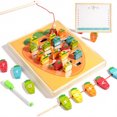 thumbnail image 4 of Sentmoon Kids Christmas Gifts 9 - In - 1 Multifunctional Building Block Toy Box For Kids - Alphabet Number Pairing Fishing Painting More Educational Interactive Puzzle Toy, 4 of 7