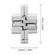 thumbnail image 2 of YOSADIER Bisagra Plegable Para Puertas De Hogar Material Metálico Resistente Plata, 2 of 6