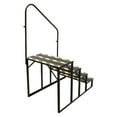 thumbnail image 6 of Heavy Duty 4-Step Steel Step Ladder with Handrail, Indoor & Outdoor Use, 450 lbs Capacity, Easy Installation & Elegant Black Design, 6 of 9