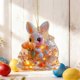 thumbnail image 2 of Decoraciones de Pascua para el Hogar Lindo Conejo de Pascua Colgando Ornamento 2D Llavero de Acrílico Plano Pequeño Colgante para el Coche Retrovisor Espejo O Mochila Adecuado para la Decoración de Pa, 2 of 6