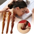thumbnail image 3 of Natural Sandalwood Acupressure Massage Stick for Full Body, Gua Sha Tool, Muscle Knot Relief, Foot Reflexology Wand, 3 of 9