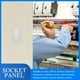 thumbnail image 1 of OHOIOLLA Cubierta De Pared Sin Tornillos En Ud Para Enchufes Y Uso En Oficinas Y, 1 of 5
