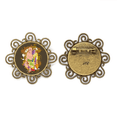 thumbnail image 1 of Dix-Huit arhats Motif Fleur Broche Broche Bijoux pour les Filles, 1 of 3