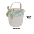 thumbnail image 3 of dajkiuy Easter Bunny Basket Egg Buckets, Cute Tote Bags Egg Hunt Basket for Easter Party Gifts, 3 of 8