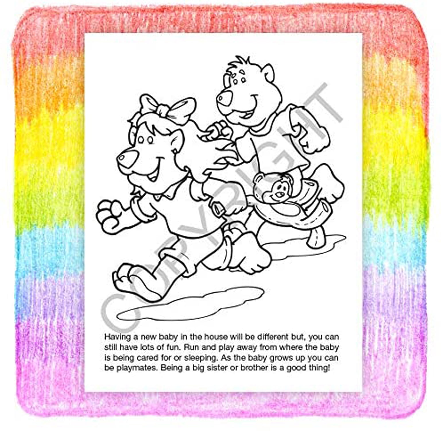 25 Pack - Mom's Having A Baby Kid's Coloring & Activity Books