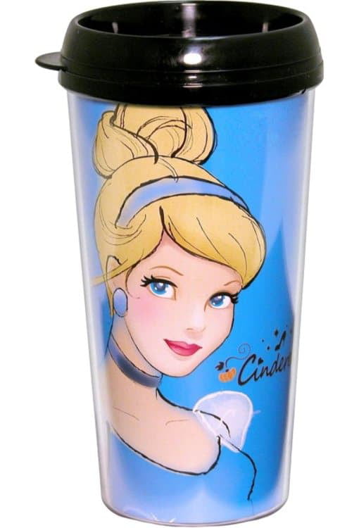 Disney Cinderella 16 oz. Plastic Travel Mug Walmart
