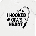 thumbnail image 4 of Inktastic I Hooked Opa's Heart with Fishing Rod Boys or Girls Toddler T-Shirt, 4 of 5