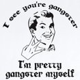 thumbnail image 2 of CafePress - I See You're Gangster Infant Bodysuit - Baby Light Bodysuit, Size Newborn - 24 Months, 2 of 4
