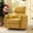 Yellow, variant on ATHOPE Powered Recliner Chair, Comfy Rocking Chair Nursery with USB Ports, Modern Velvet Dual Motor Lay Flat Lift Recliners with High Back Deep Seat, for Living Room Small Space, Brown