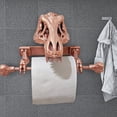 thumbnail image 6 of FNGZ Home Textile Storage Clearance Promo Dinosaur Tissue Holder Toilet Paper Holder Bathroom Storage Rose Gold, 6 of 9