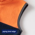 thumbnail image 6 of WIBACKER Polar Fleece Waistcoat for 1-6T Boy Girl Toddler Kid High Collar Winter Vest Jacket, 6 of 8