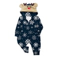 thumbnail image 2 of vdgthytj Family Christmas Hooded Pajamas Matching Set Funny Graphic Long Sleeve Jumpsuit Holiday Clothes Sleepwear, 2 of 4